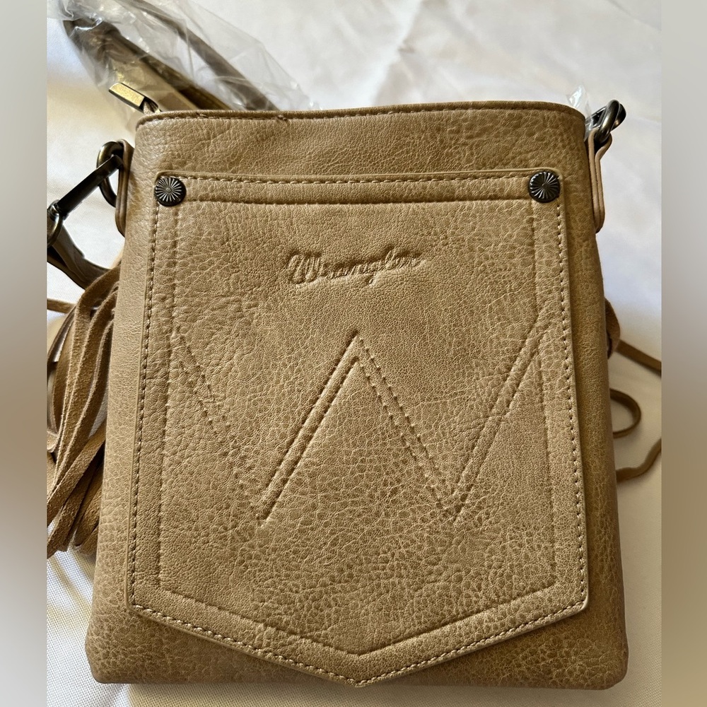 Wrangler Beige Crossbody Bag